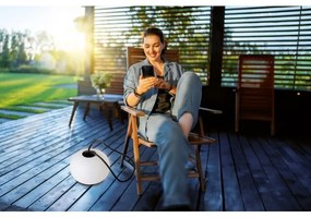 Pendul LED reîncărcabil de exterior Kanlux 38032 STONO LED/1W/3000 mAh IP54