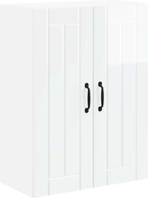 vidaXL Dulap de bucătărie Alb lucios 60 x 31 x 80 cm Lemn compozit