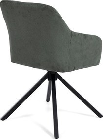 Set - 2 scaune de dining AVENBERG LARO - rotative, verde