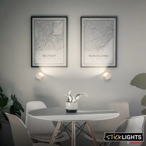 Briloner 3896011 - Lampă de perete LED dimabilă, reîncărcabilă, LED/1,6W/5V, 1500 mAh, bej