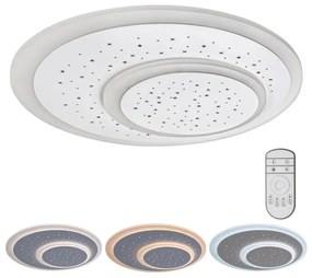 Rabalux - Plafonieră LED dimabilă, 47 W, 230 V, 3000-6000 K, cu telecomandă