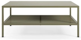 Măsuță de cafea verde din metal 60x100 cm Fayna – Marckeric