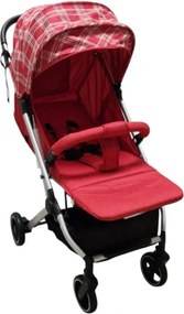 Carucior sport ultracompact pentru copii BABY CARE 311 Transformabil in troller, Spatar reglabil in 3 trepte, Pozitie somn, Rosu