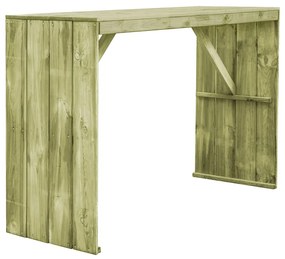 44902 vidaXL Masă de bar, 170 x 60 x 110 cm, lemn de pin tratat