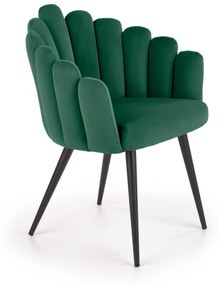 Supermobel Scaun K410, 65x85x62, velvet albastru