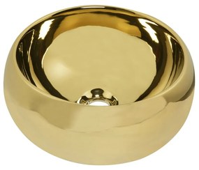 Lavoar cu design ceramic auriu KR-802