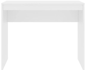 Birou, alb, 90x40x72 cm, lemn prelucrat