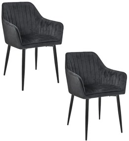 Scaun de sufragerie Svetozar (negru). 1071224