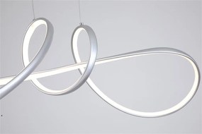 Lustra LED decorativa Maisie gri