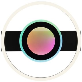 Brilliant MAUREEN plafonier LED RGBW dimmabil 20W/230V 3000-6500K negru + telecomandă