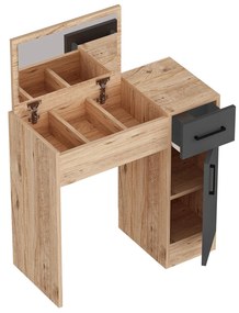 Măsuță de toaletă Nukela 2 (pin atlantic + antracit) . 1094103