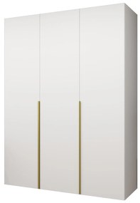 Dulap de haine 150 cm Alice 1 (alb + Auriu). 1126106