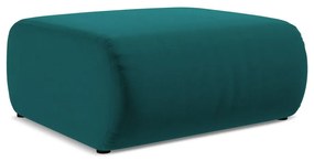 Taburet turcoaz cu tapițerie din catifea Ekahi – Makamii