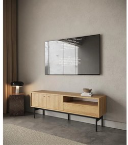 Dulap TV Oscar O4  (hikor natural + negru). 1100512