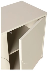 Comodă crem 180x75x40 cm Solei – MOME