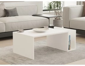 Măsuță de cafea MONEL albă