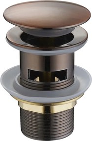 Mexen dop click-clack rotund cu preaplin, cupru antic - 79920-45
