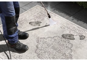 Covor adecvat pentru exterior NORTHRUGS Cebu, 120 x 170 cm, gri-crem