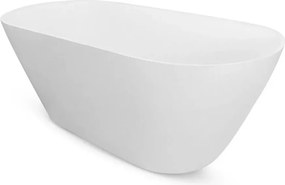 Cada freestanding Besco Moya 160x68 cm alb lucios