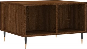 vidaXL Măsuță de cafea, stejar maro, 60x50x36,5 cm, lemn compozit