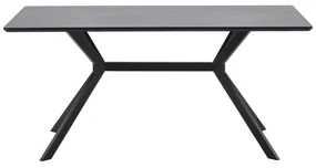 Masă dining WOOOD Bruno, 160 x 90 cm, negru