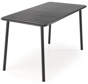 Masă de grădină Basto 1 (negru) (pentru 6 persoane). 1092371