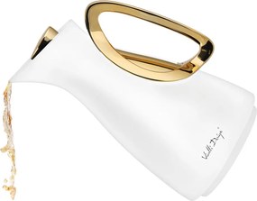 Termos alb/auriu 1 l Alessia – Vialli Design