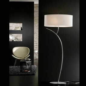 Lampadar modern alb chrome minimalist din metal Eve