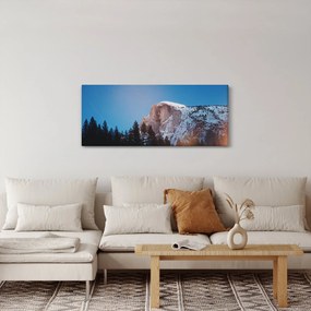 Tablou - Crestele munților noaptea (120x50 cm)