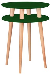 Măsuță auxiliară Ragaba Ufo, ⌀ 45 cm, verde închis