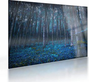 Tablou pe sticlă - Pădurea magică (70x50 cm)