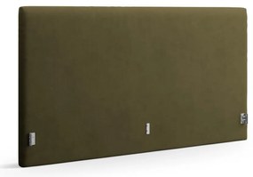 Tăblie de pat verde tapițată 190,5x100 cm Remo – Micadoni