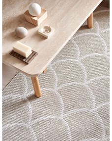 Covor pentru exterior și interior crem 70x50 cm Kotte Linen – Pappelina