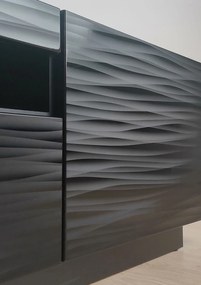 Masă TV Aurora 200 (sahara Negru) (cu iluminat LED). 1124868