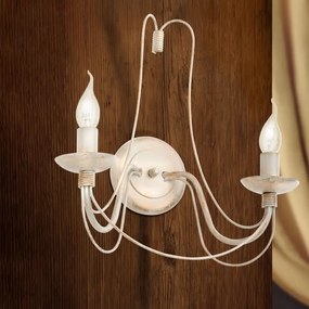 Lampă de perete Orion WA 2-809/2 VELA 2xE14/40W/230V alb/auriu/patină