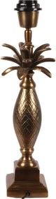 Lampă de masă din aluminiu, auriu, finisaj antichizat, 40 x 11 cm, „Gobelin”