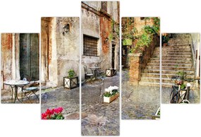 Tablou - Străzile vechi din Roma (150x105 cm)