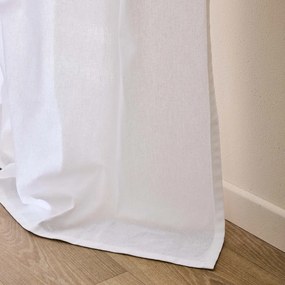 Draperie albă din amestec de bumbac 140x240 cm Duchesse – douceur d'intérieur