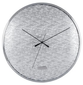 Karlsson 6005SI ceas de perete design argintiu,diametru 40 cm