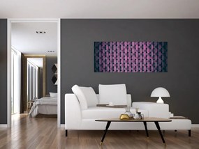 Tabloul textura în mov (120x50 cm)