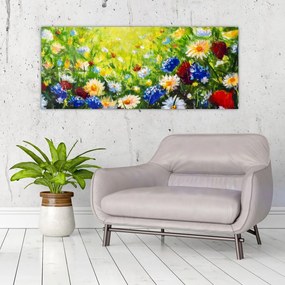 Tablou - Flori sălbatice (120x50 cm)
