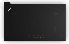 Klarstein Plită cu inducție Velaire, elegantă, minimalistă, puternică, 5 zone de gătit, 7200 W, 90 cm