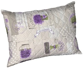 Set 2 perne Lavanda, microfibra matlasata Alcam, 50X70 cm