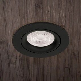 Spot incastrabil tavan directionabil CHOICE negru D-9cm