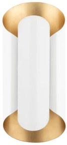 Aplica de perete design modern BANKS alb/auriu