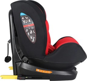 Scaun Auto cu Isofix NOVOKIDS™ Safety Seat 6000, Cu rotire 360 grade, 0-36 kg, Tetiera reglabila pe inaltime, Omologare R-129 i-Size, Transformabil