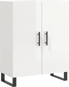 vidaXL Dulap, alb extralucios, 69,5x34x90 cm, lemn compozit