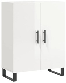 827750 vidaXL Dulap, alb extralucios, 69,5x34x90 cm, lemn compozit