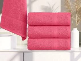 Prosop CLARYSSE ELEGANCE 60x110 cm coral, 100% bumbac