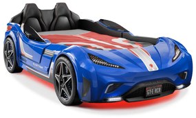 Pat masina GTE-albastru, colectia Champion Racer 100x190 cm
